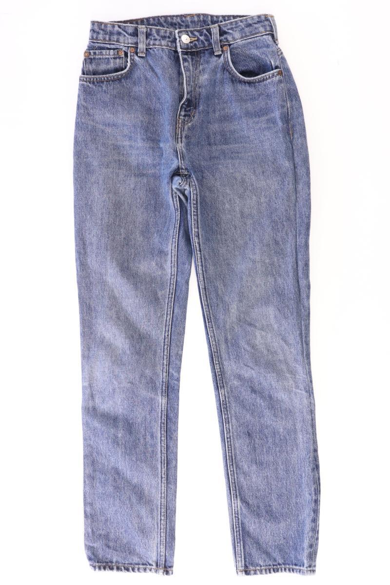 Weekday Mom Jeans Gr. W28/L30 blau aus Baumwolle