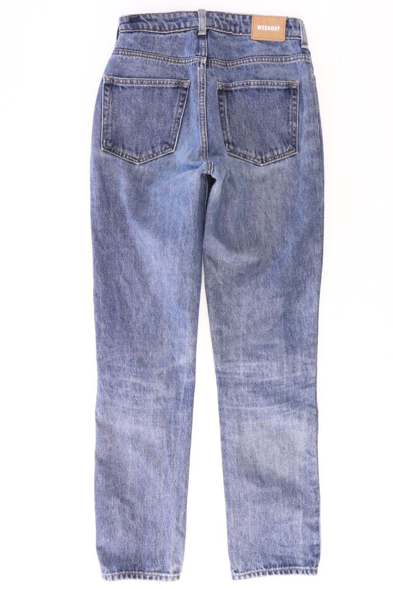 Weekday Mom Jeans Gr. W28/L30 blau aus Baumwolle