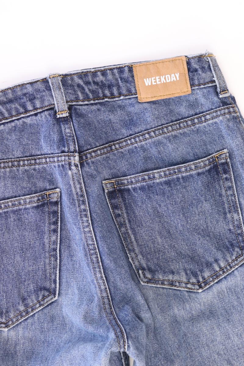 Weekday Mom Jeans Gr. W28/L30 blau aus Baumwolle