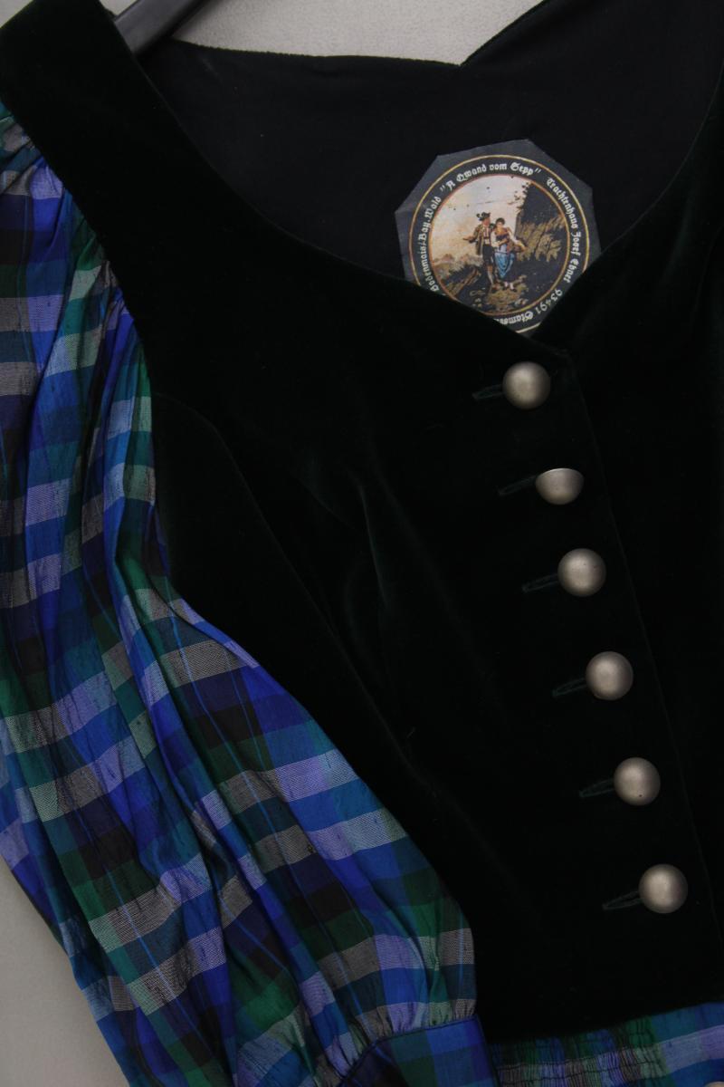 A Gwand vom Sepp Dirndl Gr. 38 kariert 3/4 Ärmel grün