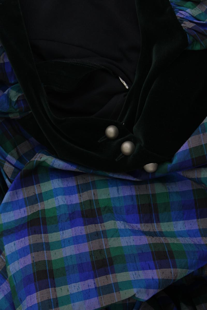 A Gwand vom Sepp Dirndl Gr. 38 kariert 3/4 Ärmel grün