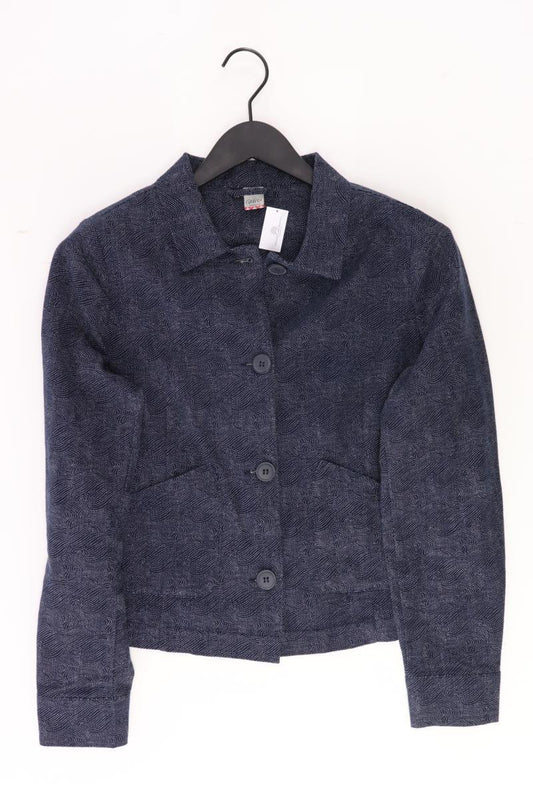Qiero! Regular Jacke Gr. 40 blau aus Baumwolle