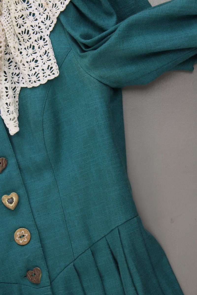 A Gwand vom Sepp Dirndl Gr. 38 Langarm Vintage grün aus Leinen
