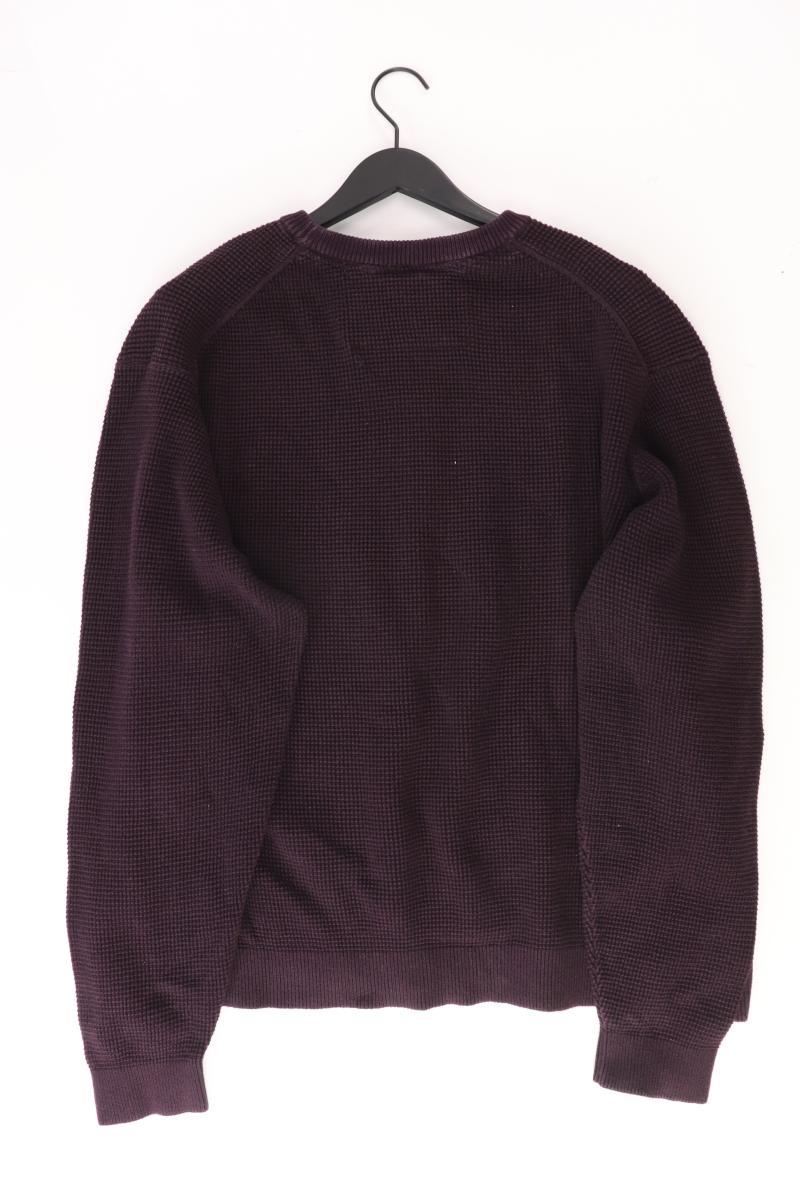 s.Oliver Pullover Größe 4XL für Herren Gr. XXXL lila aus Baumwolle