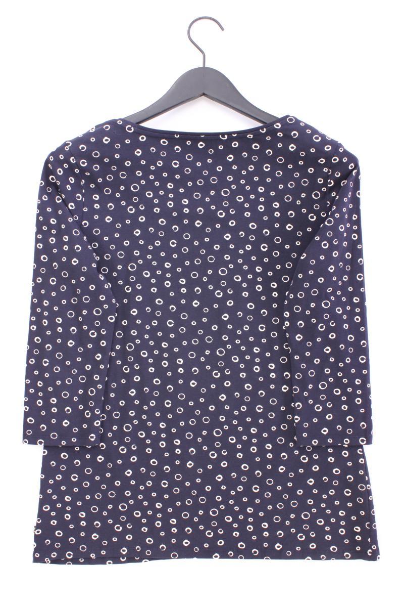 Esprit Printshirt Gr. XL 3/4 Ärmel blau aus Baumwolle