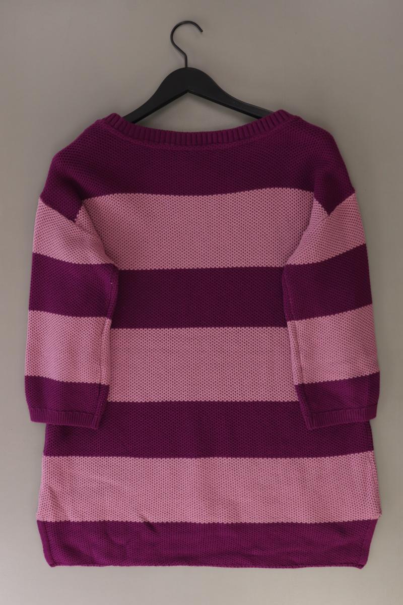 Esprit Grobstrickpullover Gr. XL gestreift lila aus Baumwolle