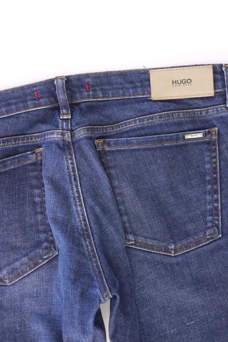 Hugo Boss Straight Jeans Gr. W29/L32 blau aus Baumwolle