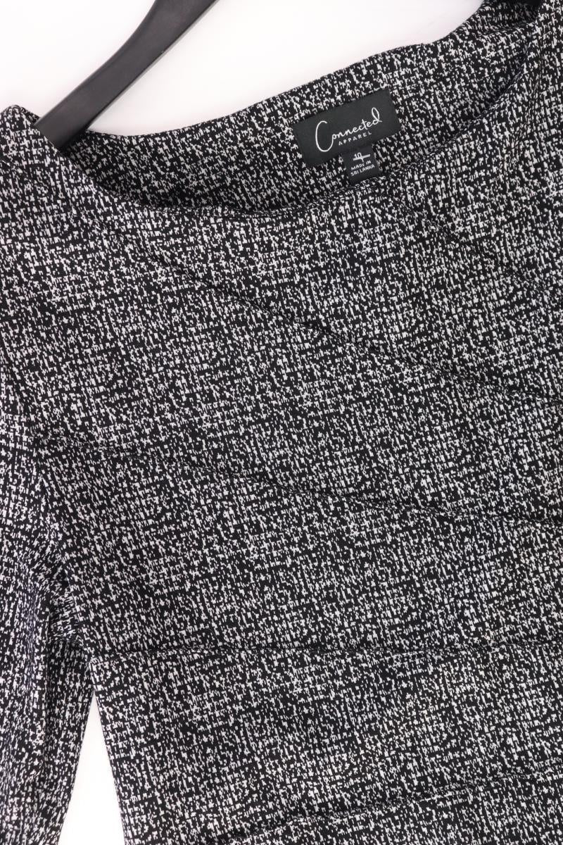 Connected Apparel Etuikleid Gr. UK 10 (S) Kurzarm grau aus Rayon