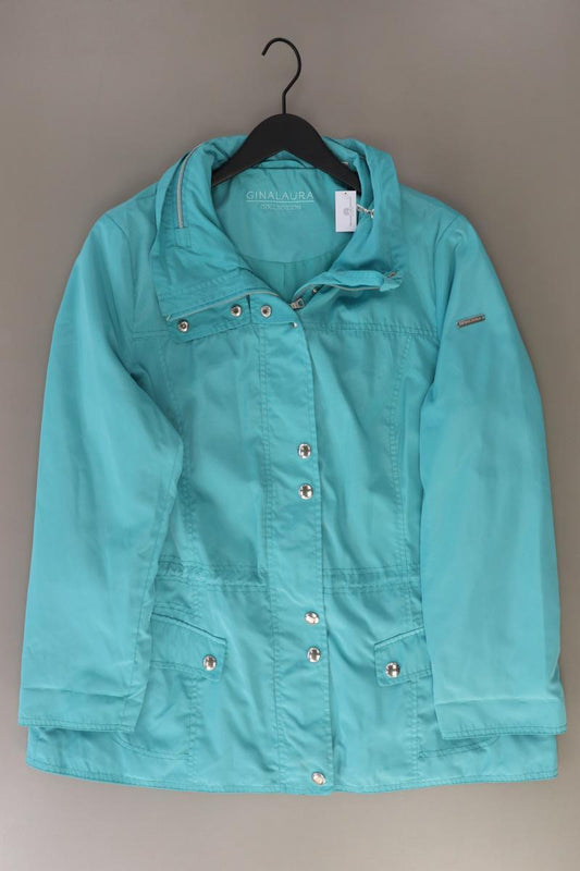 Gina Laura Übergangsjacke Gr. XL türkis aus Polyester