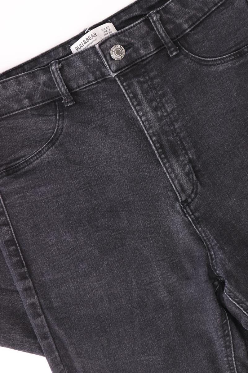 Pull&Bear Skinny Jeans Gr. 40 schwarz aus Baumwolle