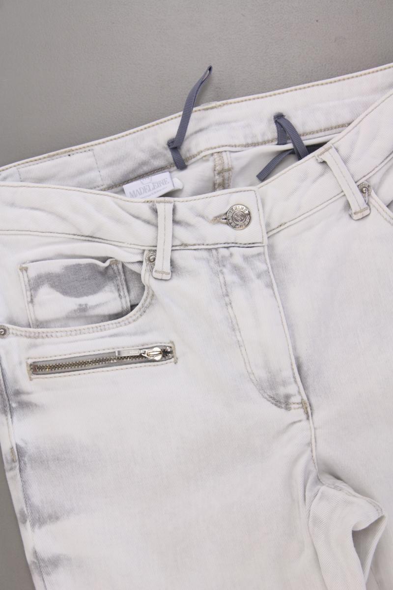 Madeleine Skinny Jeans Gr. 36 grau aus Baumwolle