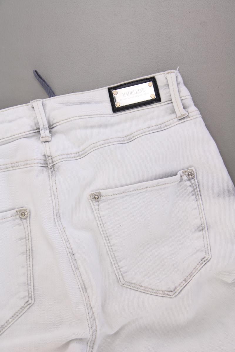 Madeleine Skinny Jeans Gr. 36 grau aus Baumwolle