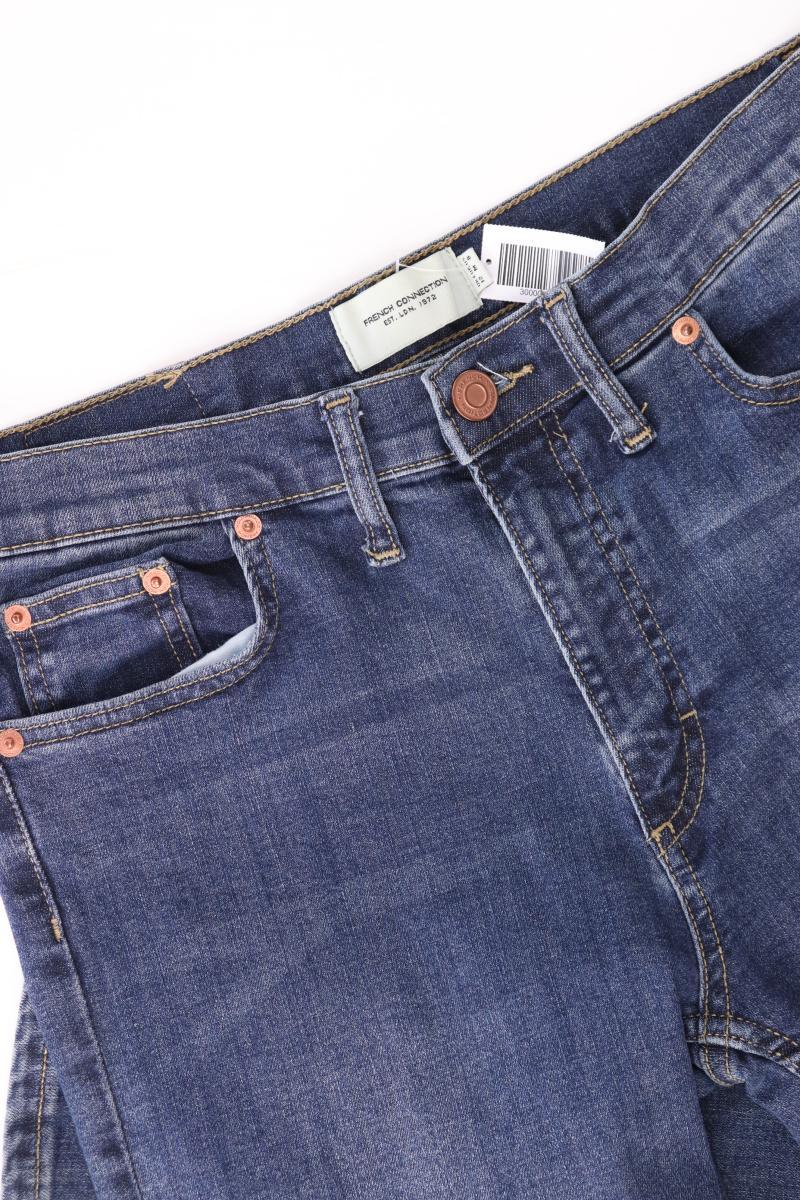 French Connection Straight Jeans Gr. M blau aus Baumwolle