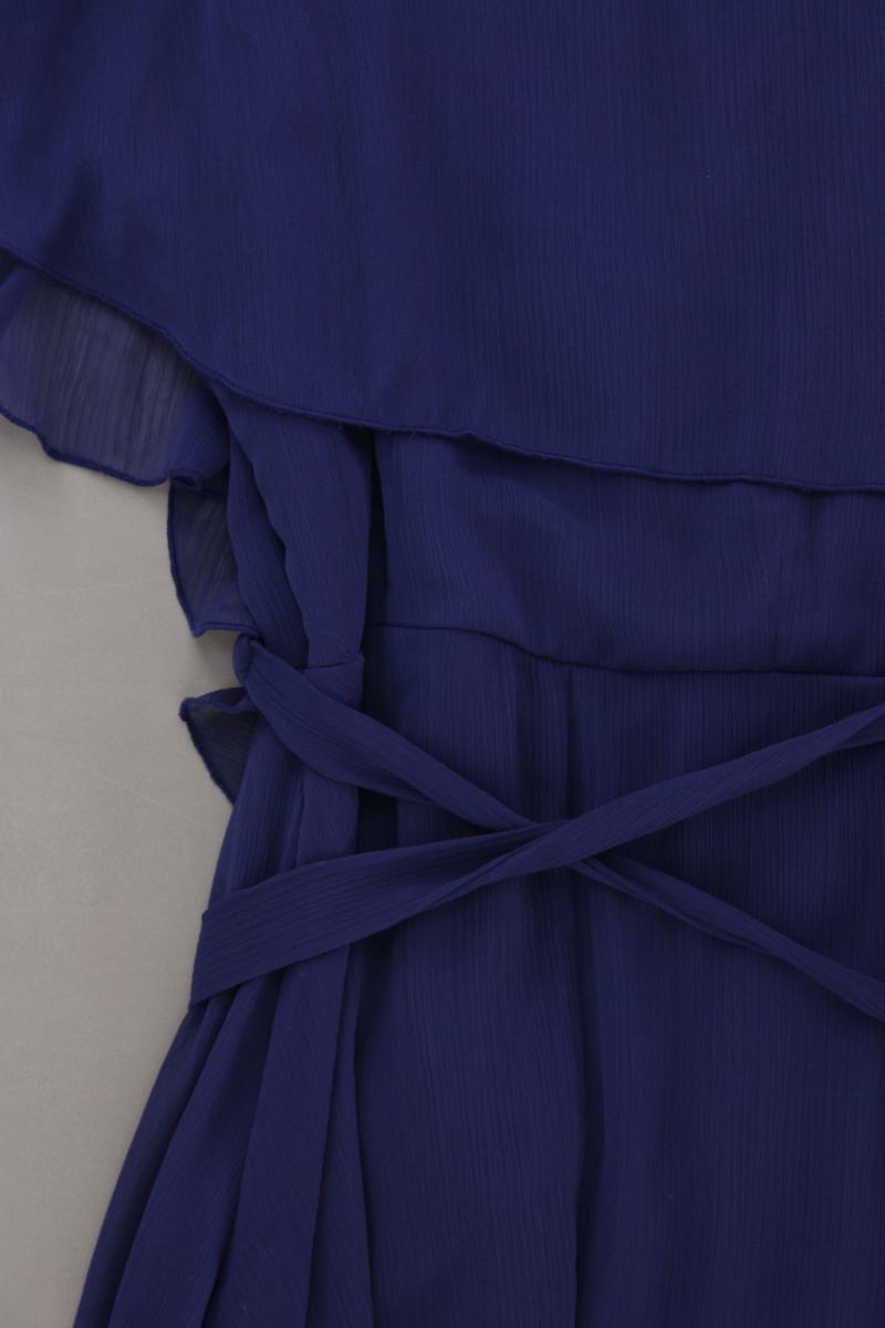 Asos Wickelkleid Gr. 36 Kurzarm blau aus Polyester