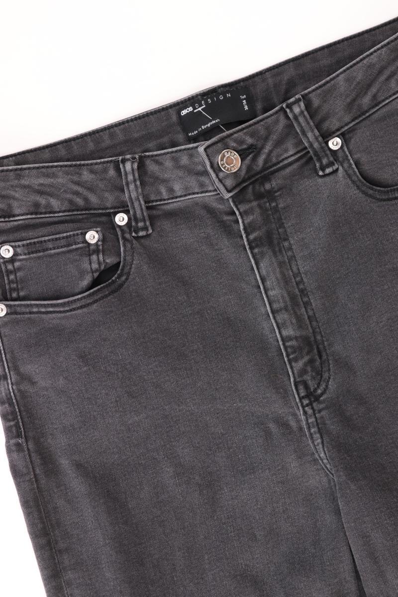 Asos Jeans Tall Gr. W30/L36 schwarz aus Baumwolle