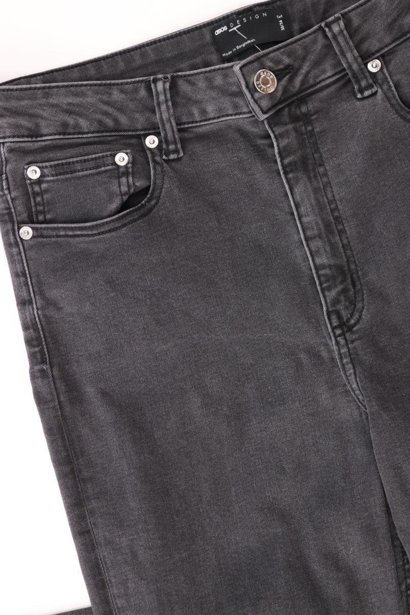 Asos Jeans Tall Gr. W30/L36 schwarz aus Baumwolle