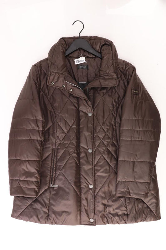 GINA S Lange Jacke Gr. Kurzgröße 25 braun aus Polyester