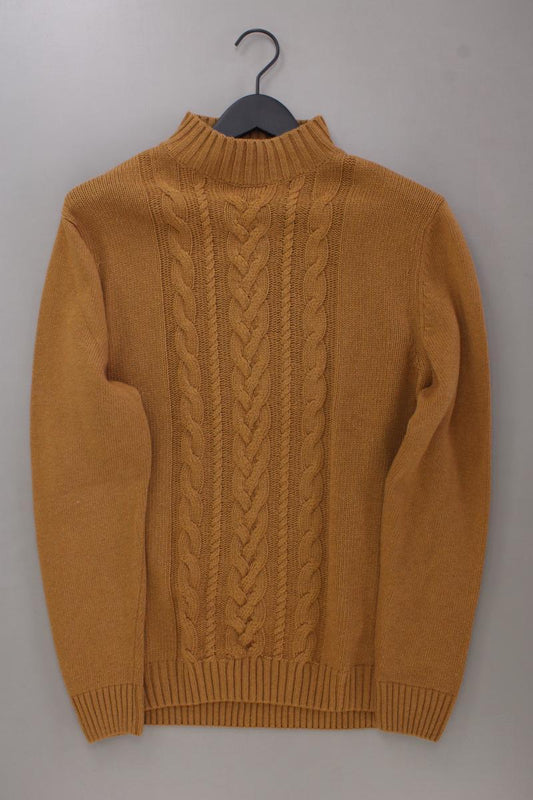 Walbusch Zopfpullover für Herren Gr. 50 neuwertig braun aus Polyamid