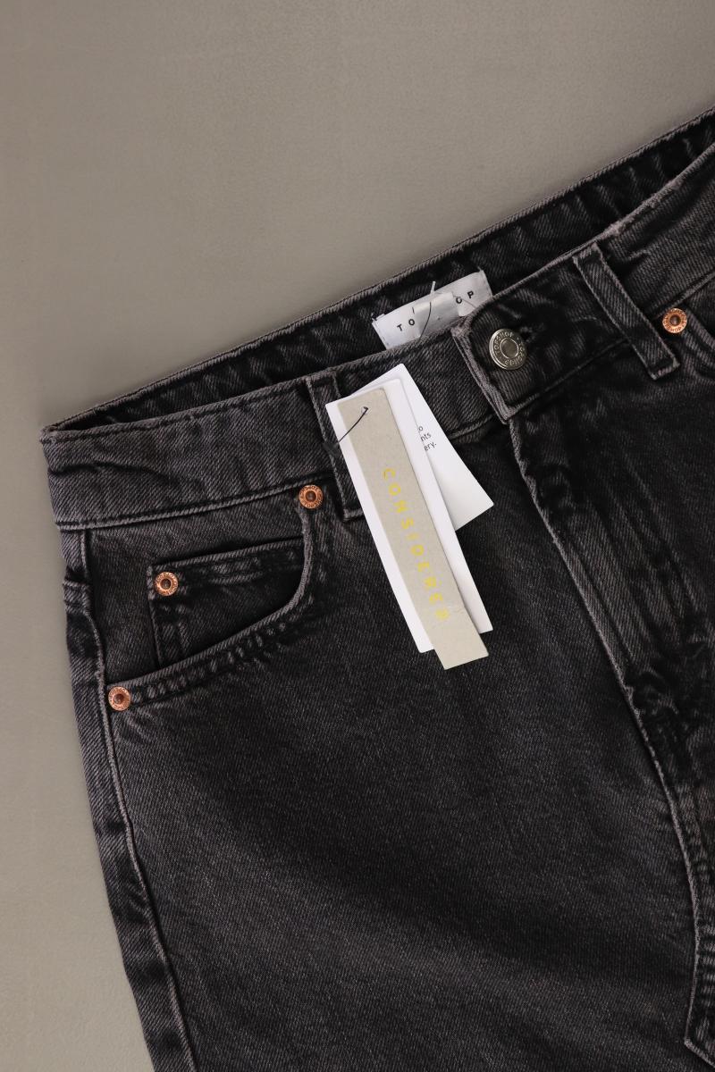 Topshop Jeansrock Gr. 34 neu mit Etikett Neupreis: 36,99€! grau aus Baumwolle