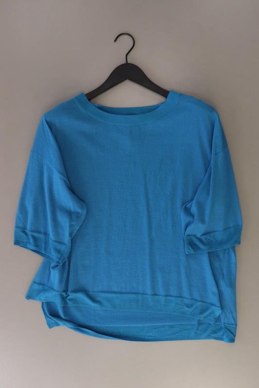 Esprit Feinstrickpullover Gr. XXL blau aus Baumwolle