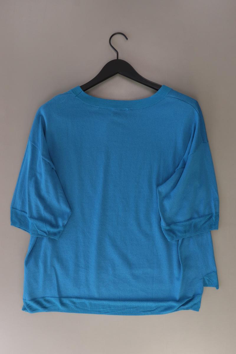 Esprit Feinstrickpullover Gr. XXL blau aus Baumwolle