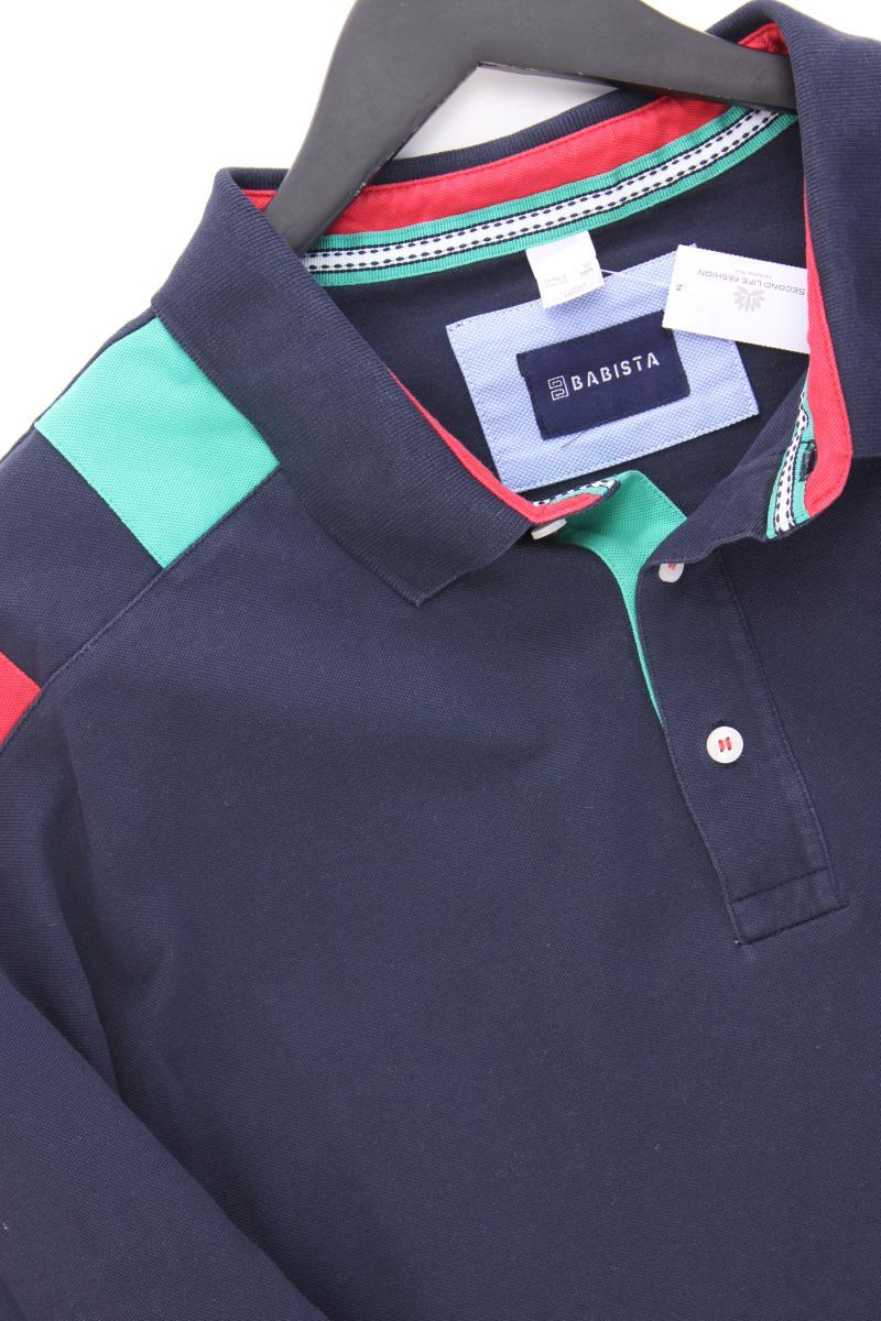 Babista Poloshirt für Herren Gr. 66 Kurzarm blau aus Baumwolle