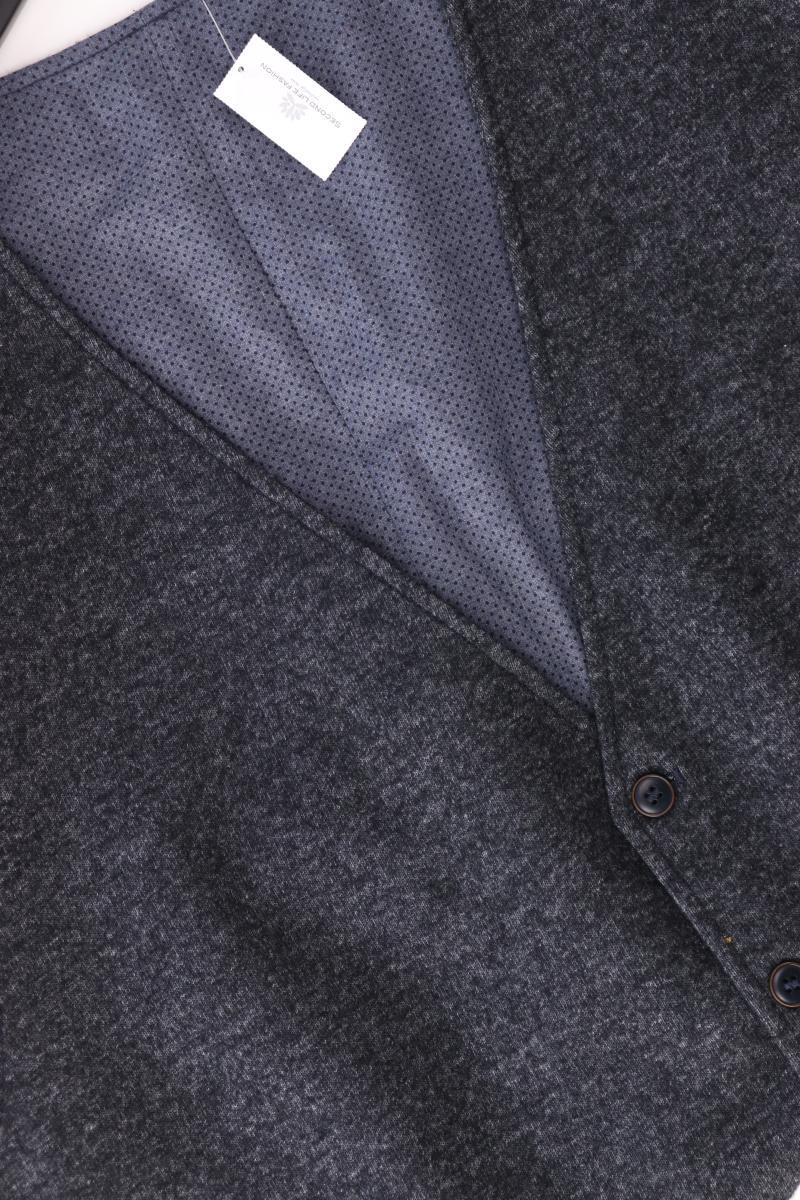 Carl Gross Weste Größe 64 für Herren Gr. 64 blau aus Wolle