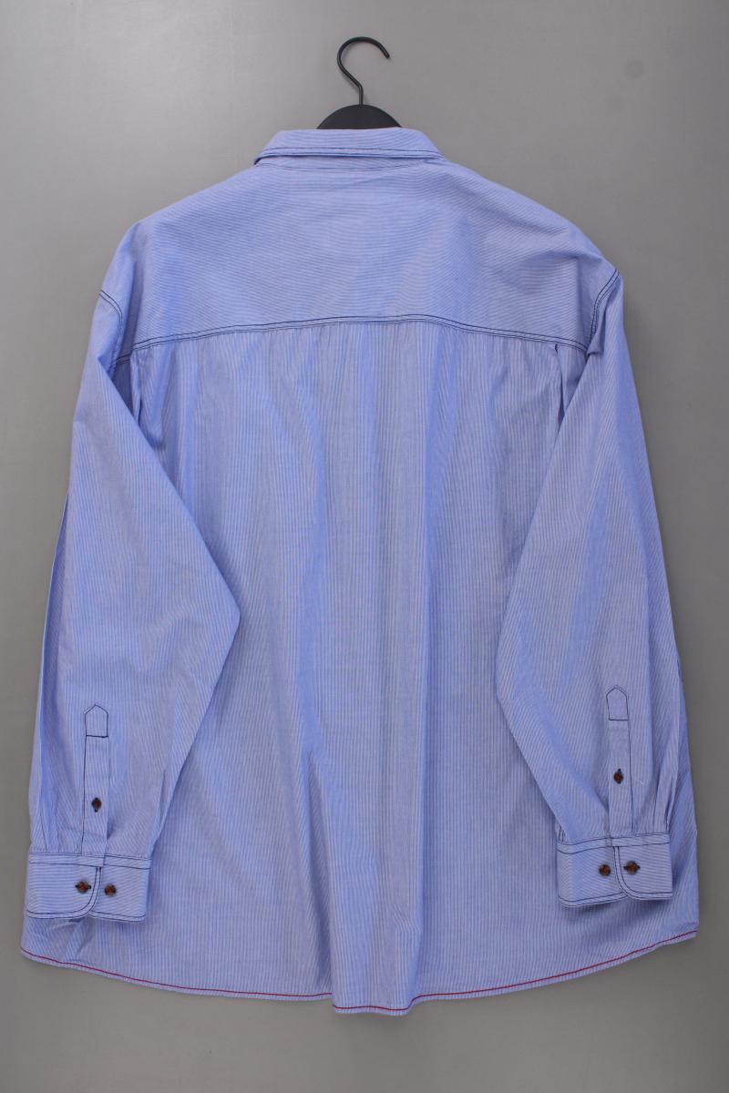 Babista Langarmhemd für Herren Gr. Hemdgröße 49/50 gestreift blau aus Baumwolle