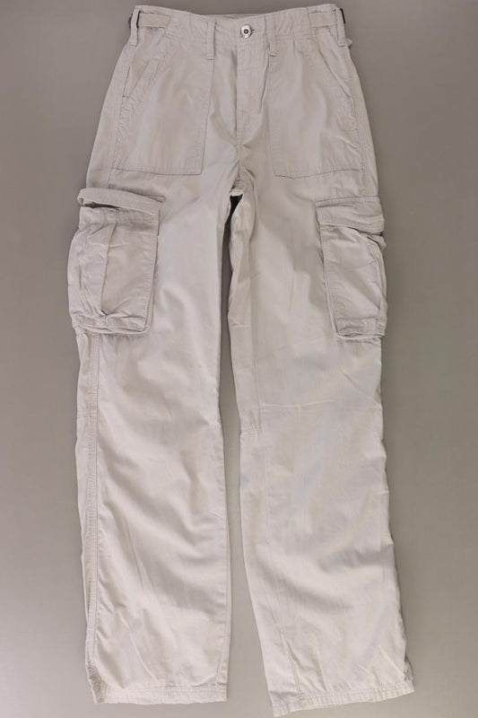 Bershka Cargohose Gr. 34 grau aus Baumwolle