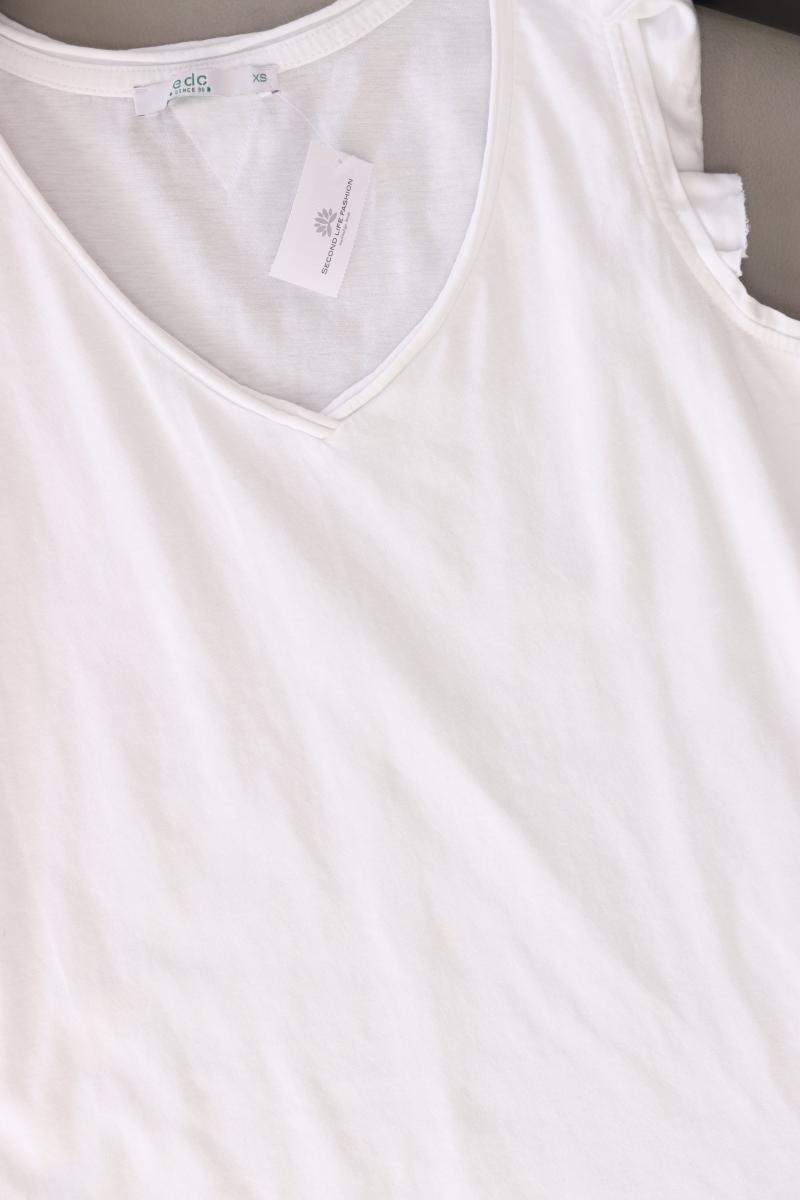 edc by Esprit Trägertop Gr. XS weiß aus Baumwolle