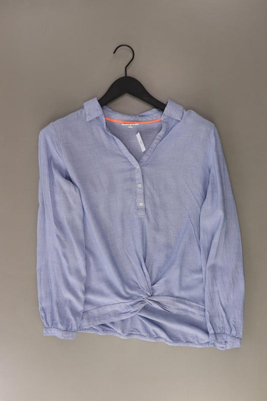 Street One Langarmbluse Gr. 40 blau aus Viskose