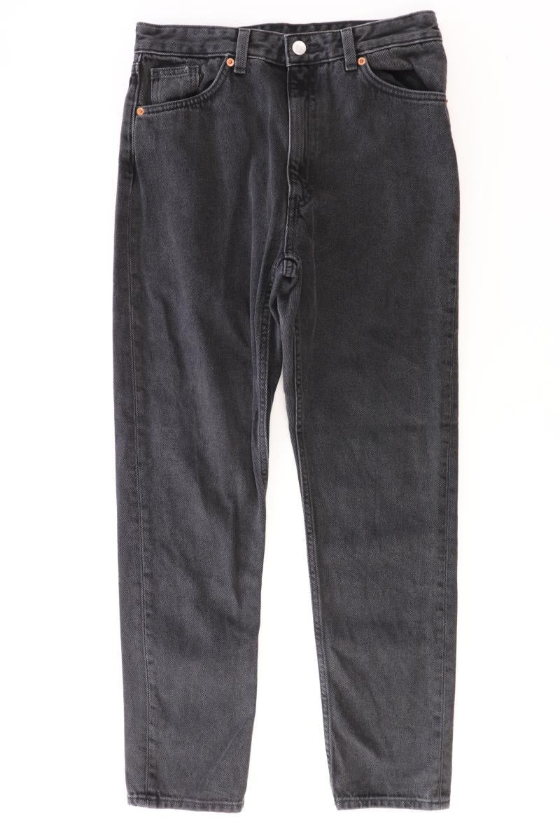 Monki Straight Jeans Gr. W28 schwarz aus Baumwolle