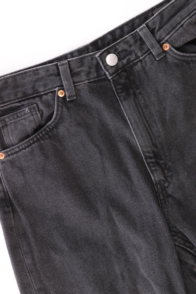 Monki Straight Jeans Gr. W28 schwarz aus Baumwolle