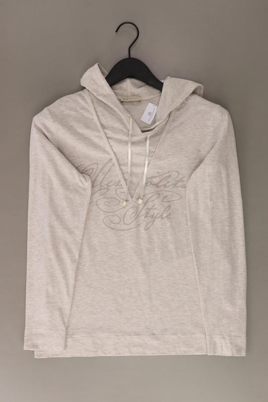 Brax Kapuzenshirt Gr. 38 Langarm creme aus Baumwolle