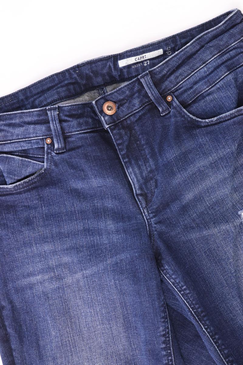 edc by Esprit 3/4 Jeans Gr. W27 blau aus Baumwolle