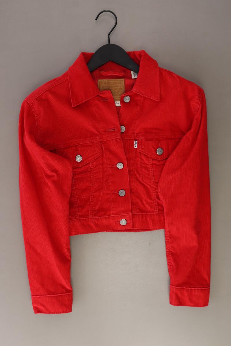 Levi's Kurzjacke Gr. XS rot aus Baumwolle