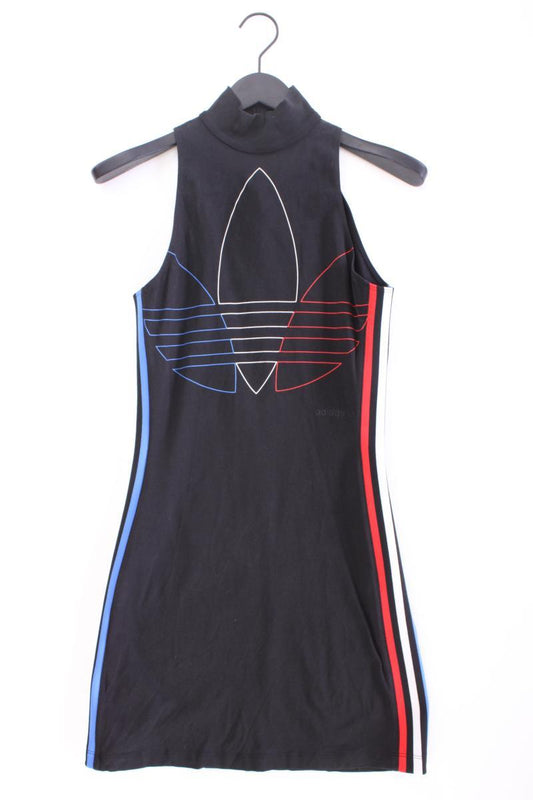Adidas Schlauchkleid Gr. S Ärmellos schwarz aus Baumwolle
