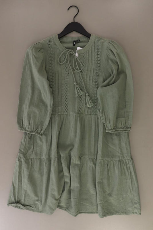 Vero Moda Sommerkleid Gr. S 3/4 Ärmel olivgrün aus Baumwolle