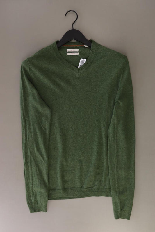 Esprit Merinowollpullover für Herren Gr. S olivgrün