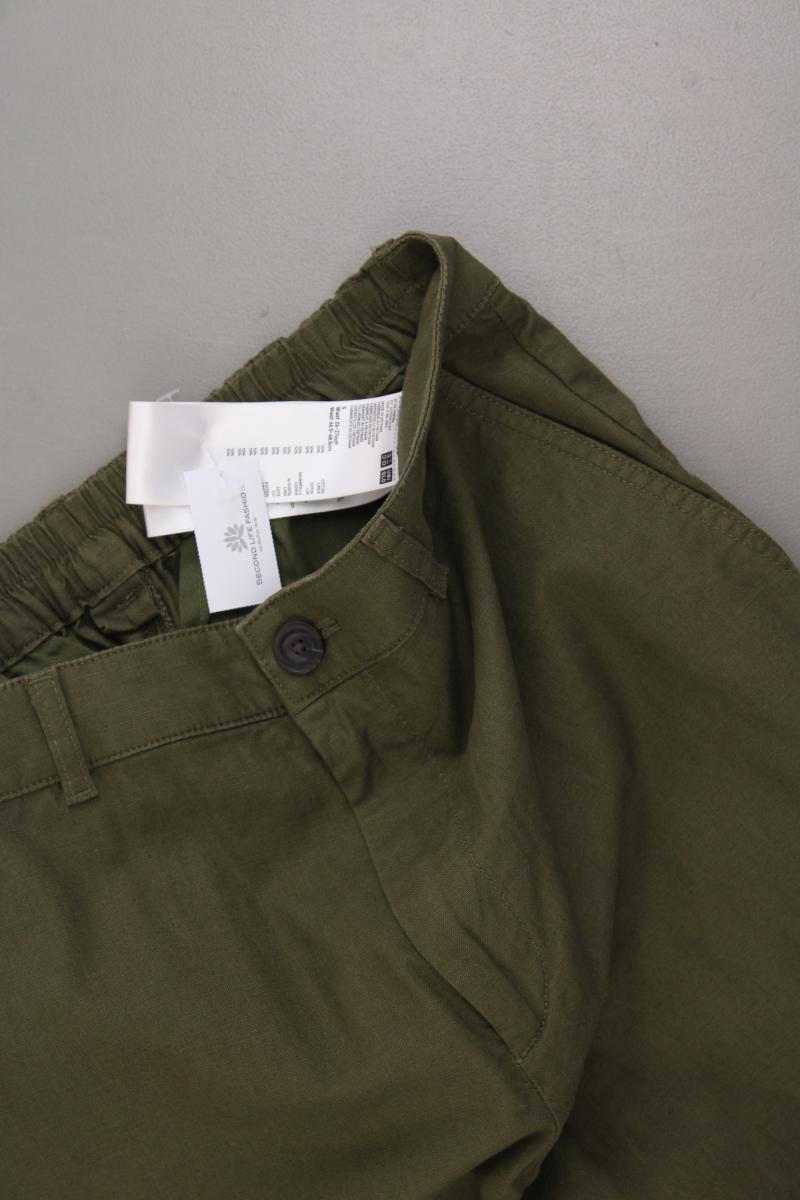 Uniqlo Stoffhose Gr. S neuwertig olivgrün aus Baumwolle