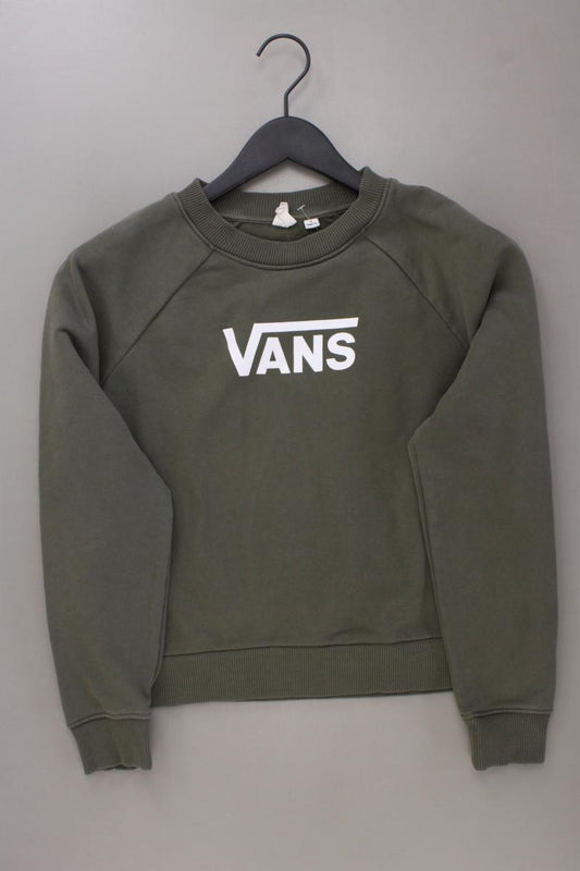 Vans Crop Pullover Gr. S olivgrün aus Baumwolle