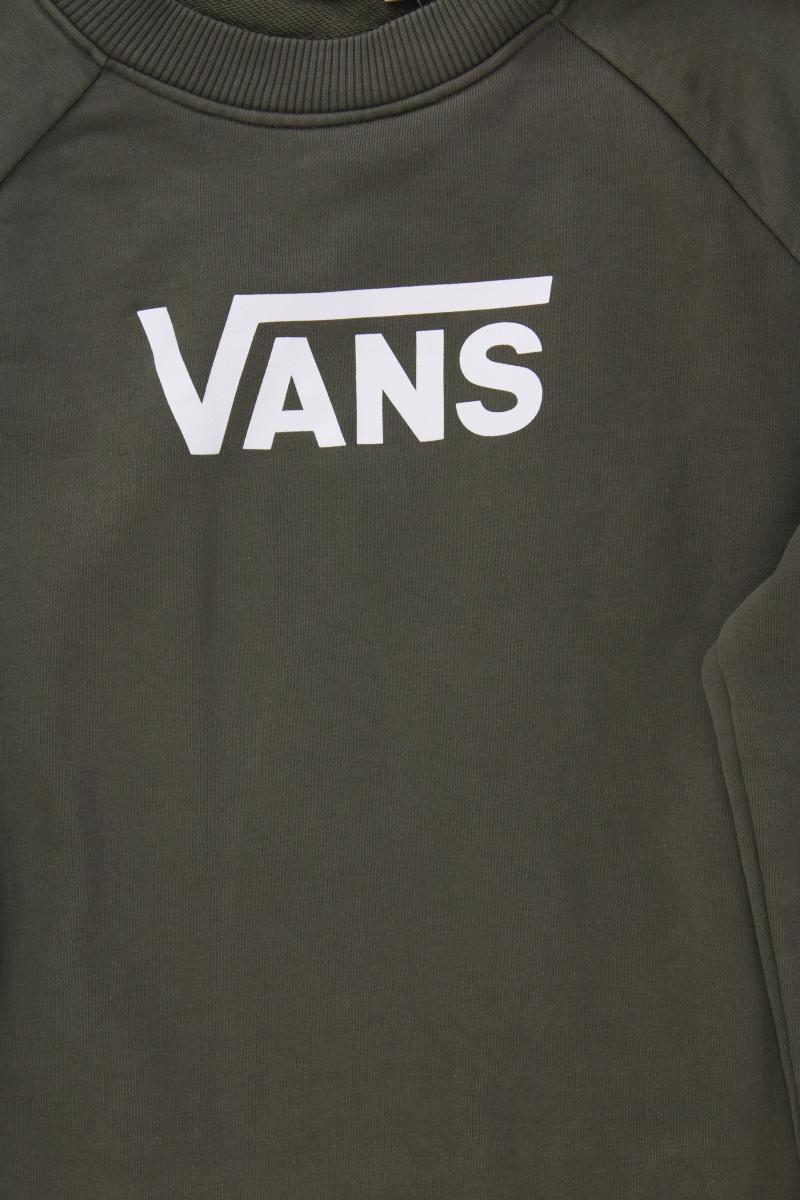 Vans Crop Pullover Gr. S olivgrün aus Baumwolle