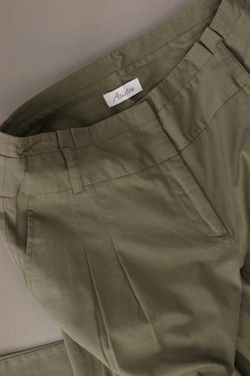 Aniston Hose Gr. 36 olivgrün aus Baumwolle