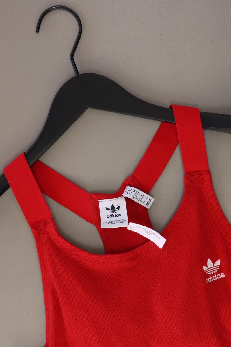 Adidas Trägerkleid Gr. 40 rot aus Baumwolle