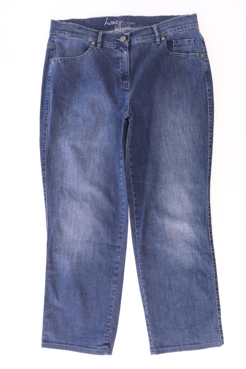 TONI Straight Jeans Gr. 44 blau aus Baumwolle