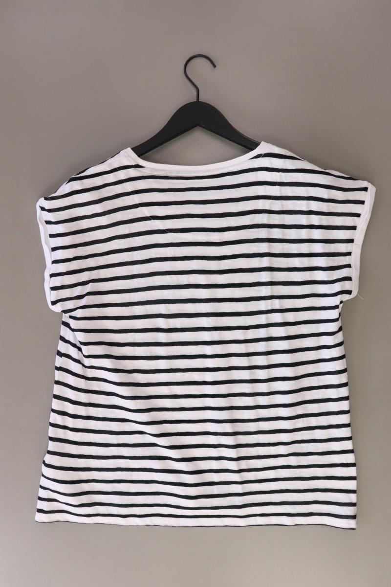 Esprit Ringelshirt Gr. XXL gestreift Kurzarm weiß aus Baumwolle