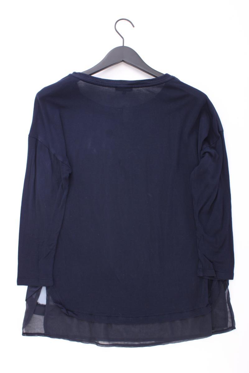 More&More Classic Bluse Gr. 42 3/4 Ärmel blau