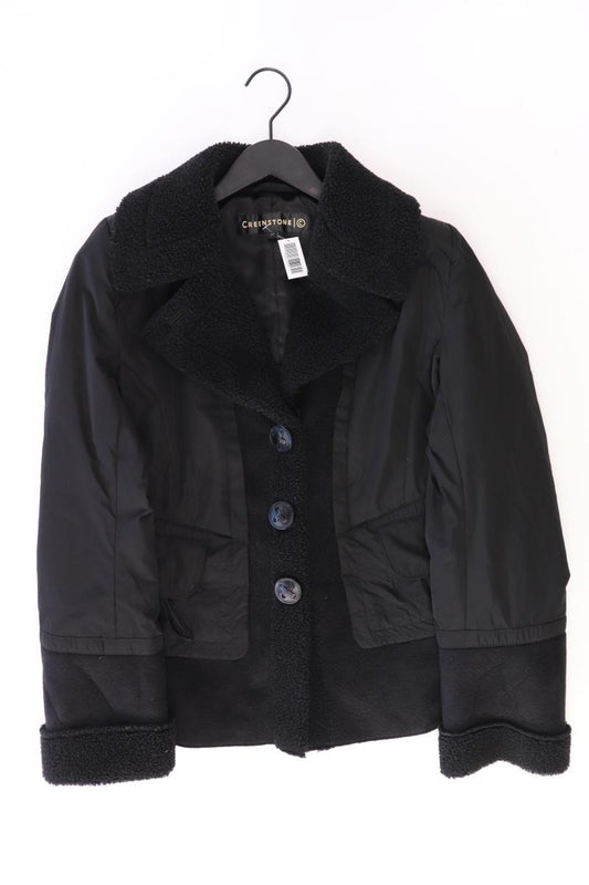 Creenstone Lange Jacke Gr. 42 schwarz aus Polyester