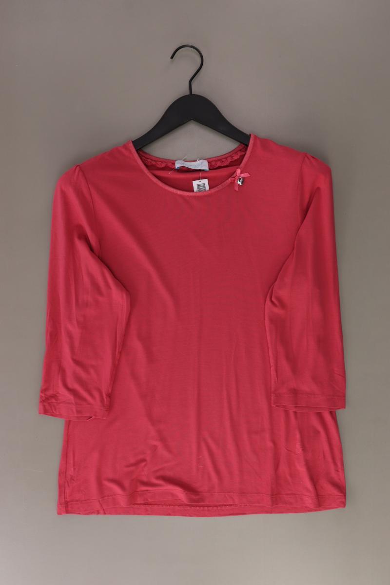 Himmelblau Regular Shirt Gr. 40 3/4 Ärmel rot aus Viskose