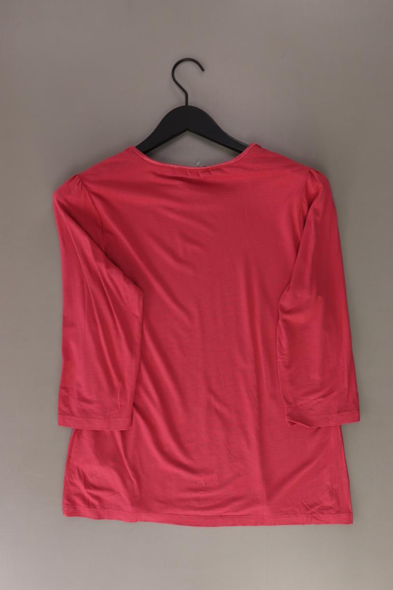 Himmelblau Regular Shirt Gr. 40 3/4 Ärmel rot aus Viskose